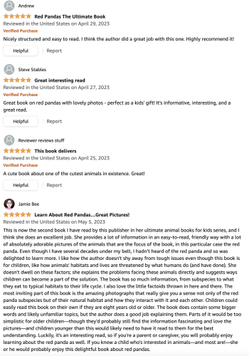 red panda book reviews