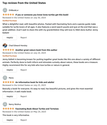 turtle book for kids reviews