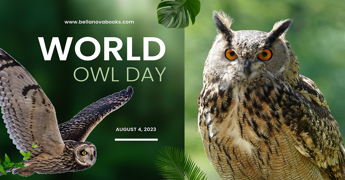 world owl day banner