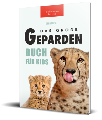 Cover des Gepardenbuchs für Kinder mit spannenden Fakten