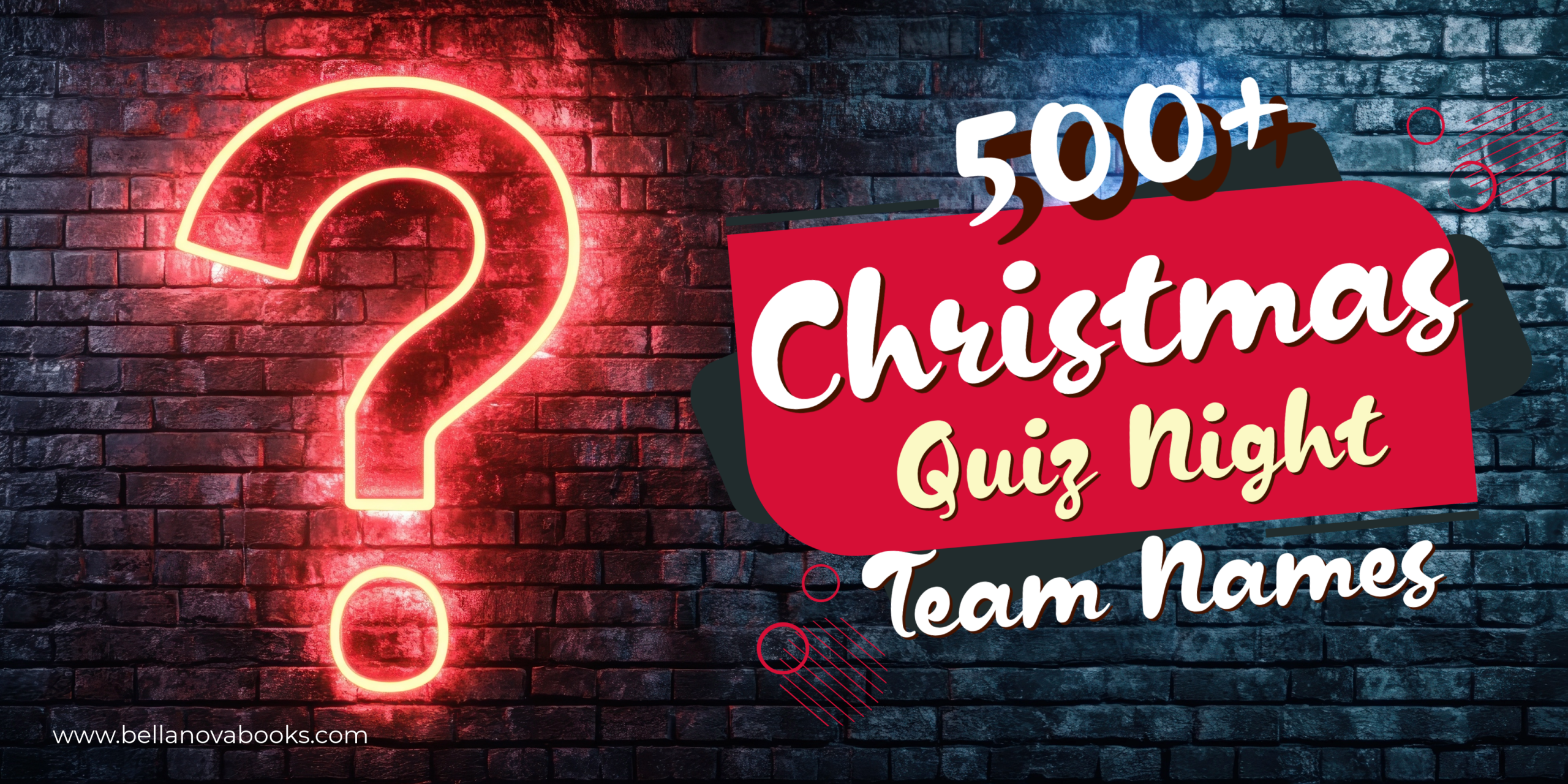 Christmas Quiz night team name ideas