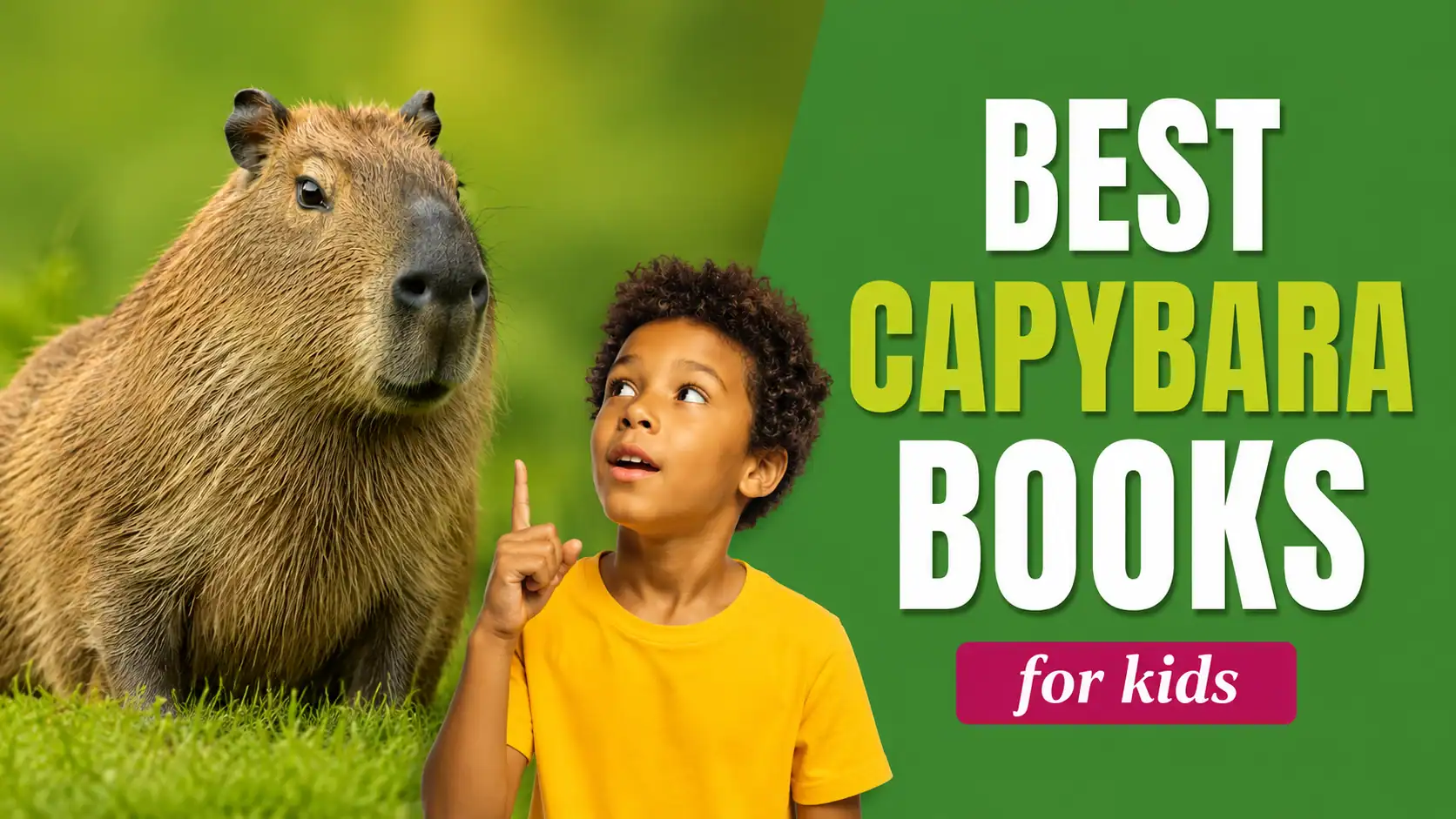 best capybara books for kids