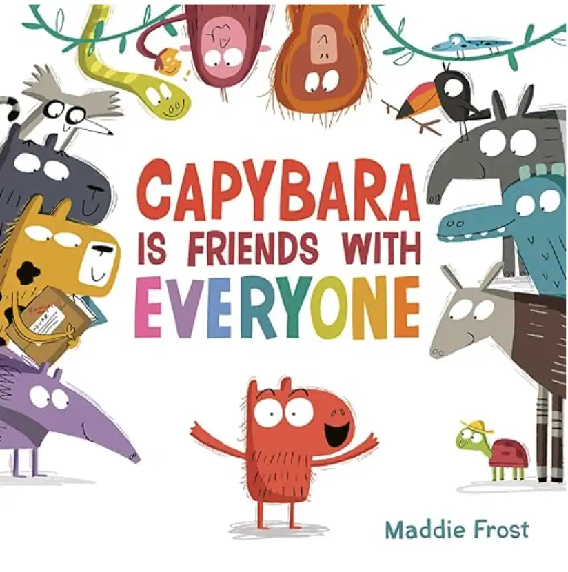 capybara is friends with everyone