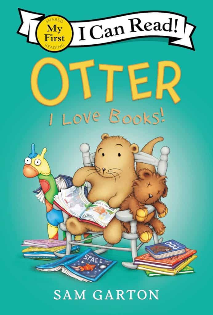 otter reading books